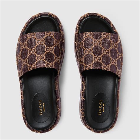 womems gucci slides|Gucci women's slides clearance sale.